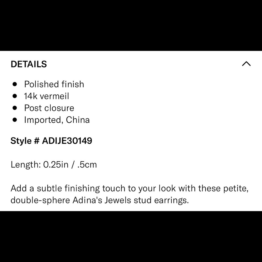 SOLD NWT double ball stud earrings. - Picture 4 of 4